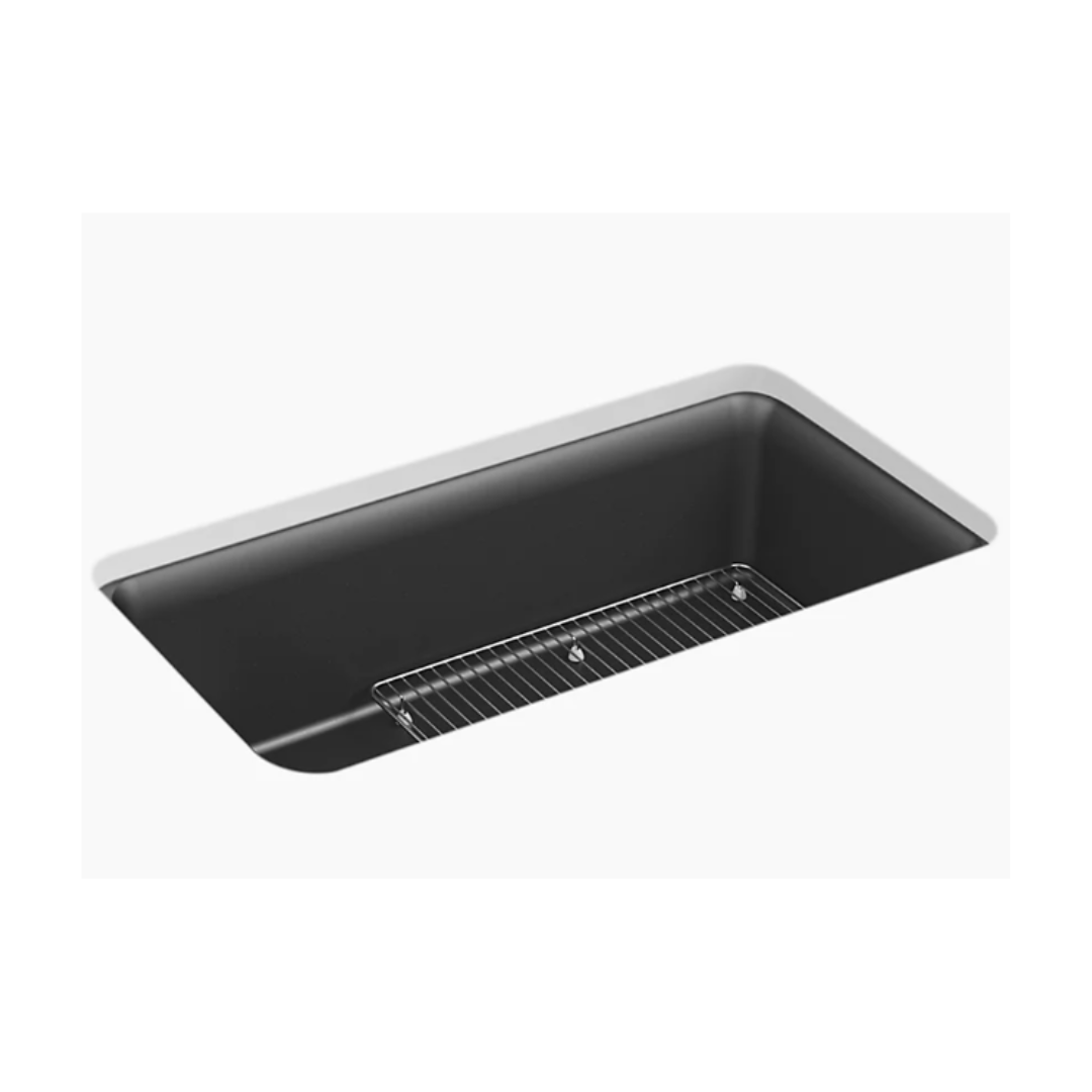 Kohler Cairn® 33-1/2" undermount single-bowl kitchen sink  K-8206-CM1