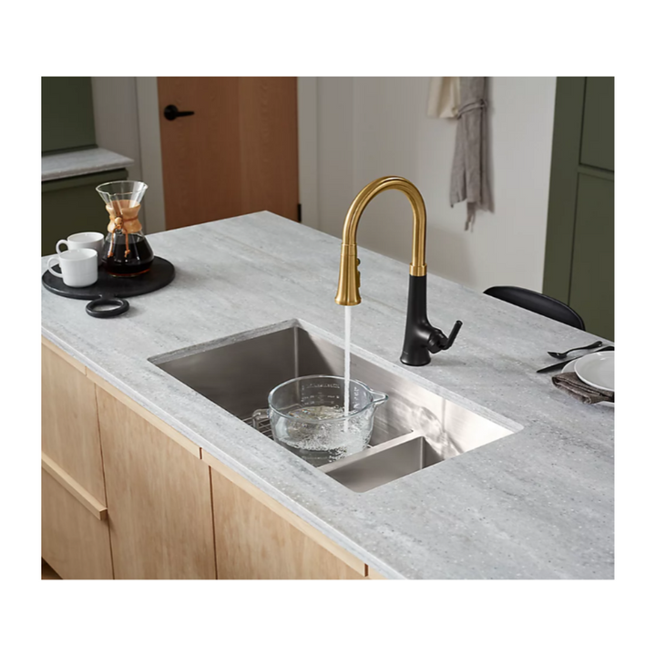 Kohler Strive® Smart Divide® 32" undermount double-bowl kitchen sink  K-5284-NA