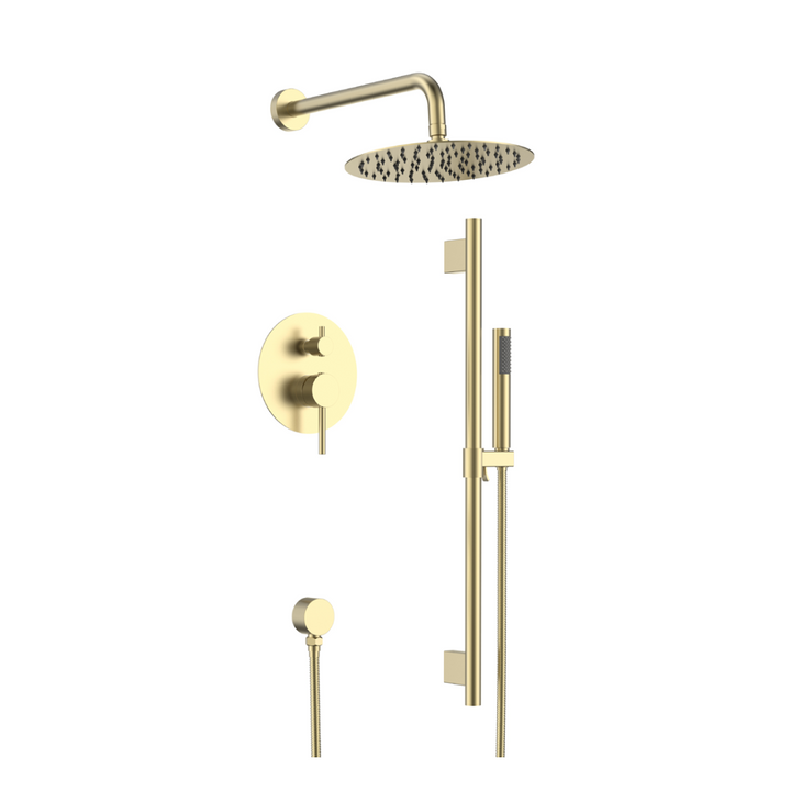 Aquaflo Rund 2-Way Pressure Balance Shower Set SKRPB20