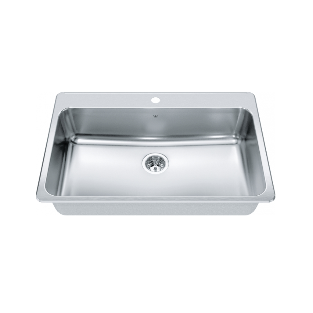 Kindred Steel Queen Drop In Sink - QS1820-10