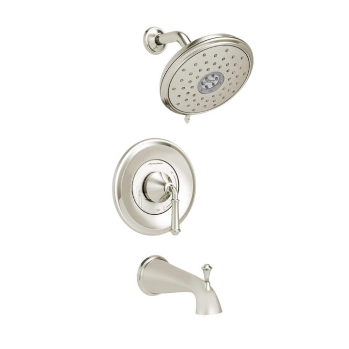 American Standard Delancey® 1.8 gpm/6.8 L/min Tub and Shower Trim Kit With Water-Saving 4-Function Showerhead and Lever Handle