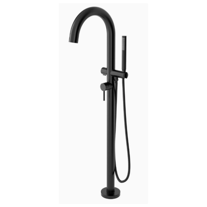 American Standard Contemporary Round Freestanding Bathtub Filler With Lever Handle Faucet for Flash® Rough-In Valve