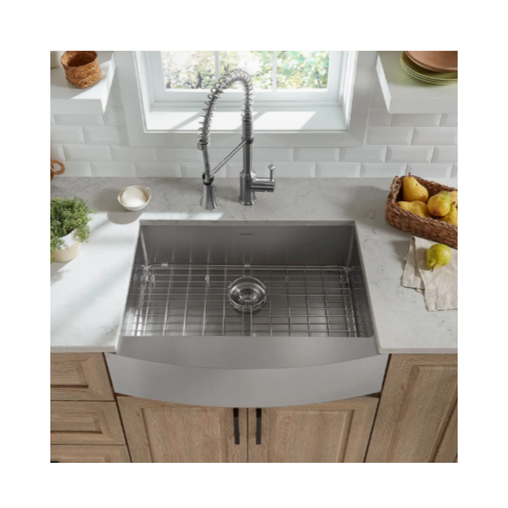 American Standard Pekoe® 30 x 22-Inch Stainless Steel Single-Bowl Farmhouse Kitchen Sink
