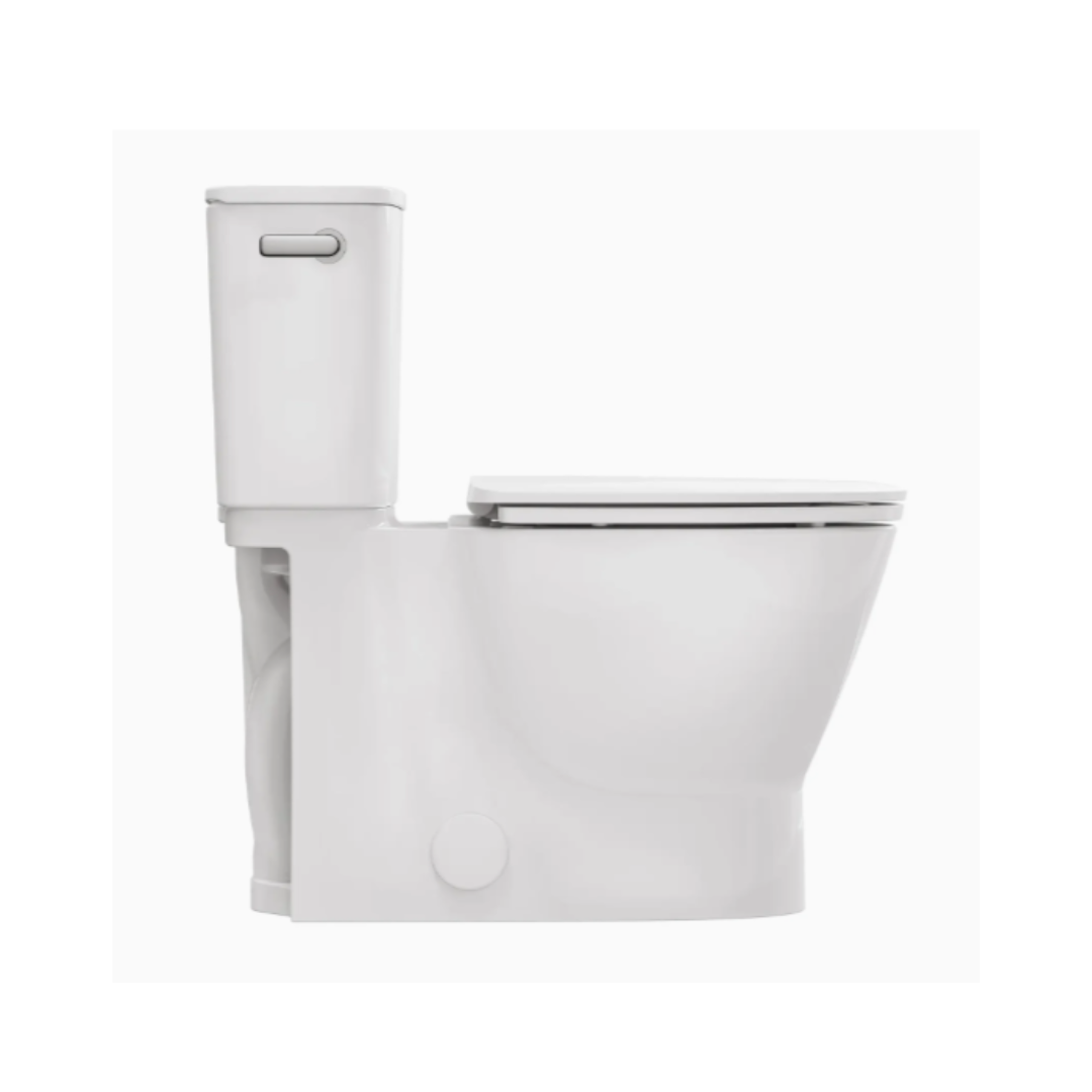 American Standard EcoStrength Aspiration Skirted Two-Piece 0.80 gpf/3.0 Lpf Chair-Height Elongated Toilet With Seat