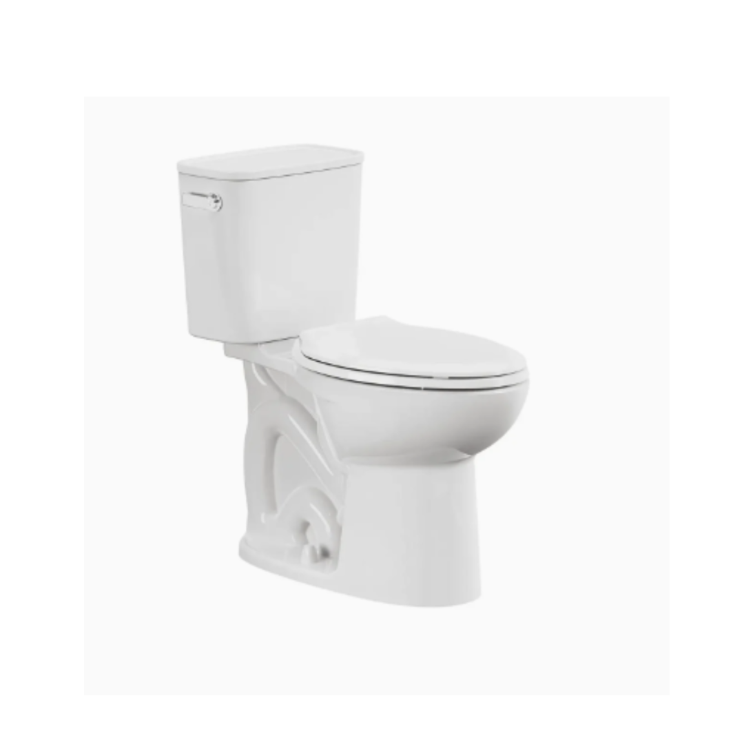 American Standard EcoStrength Aspirations Two-Piece 0.80 gpf/3 Lpf Chair Height Elongated Toilet Less Seat