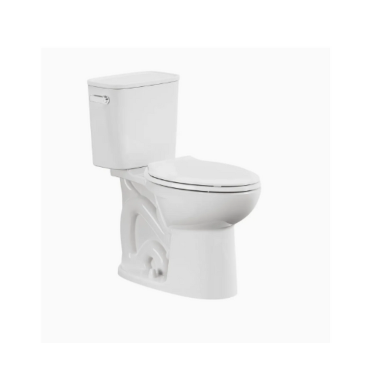 American Standard EcoStrength Aspirations Two-Piece 0.80 gpf/3 Lpf Chair Height Elongated Toilet Less Seat