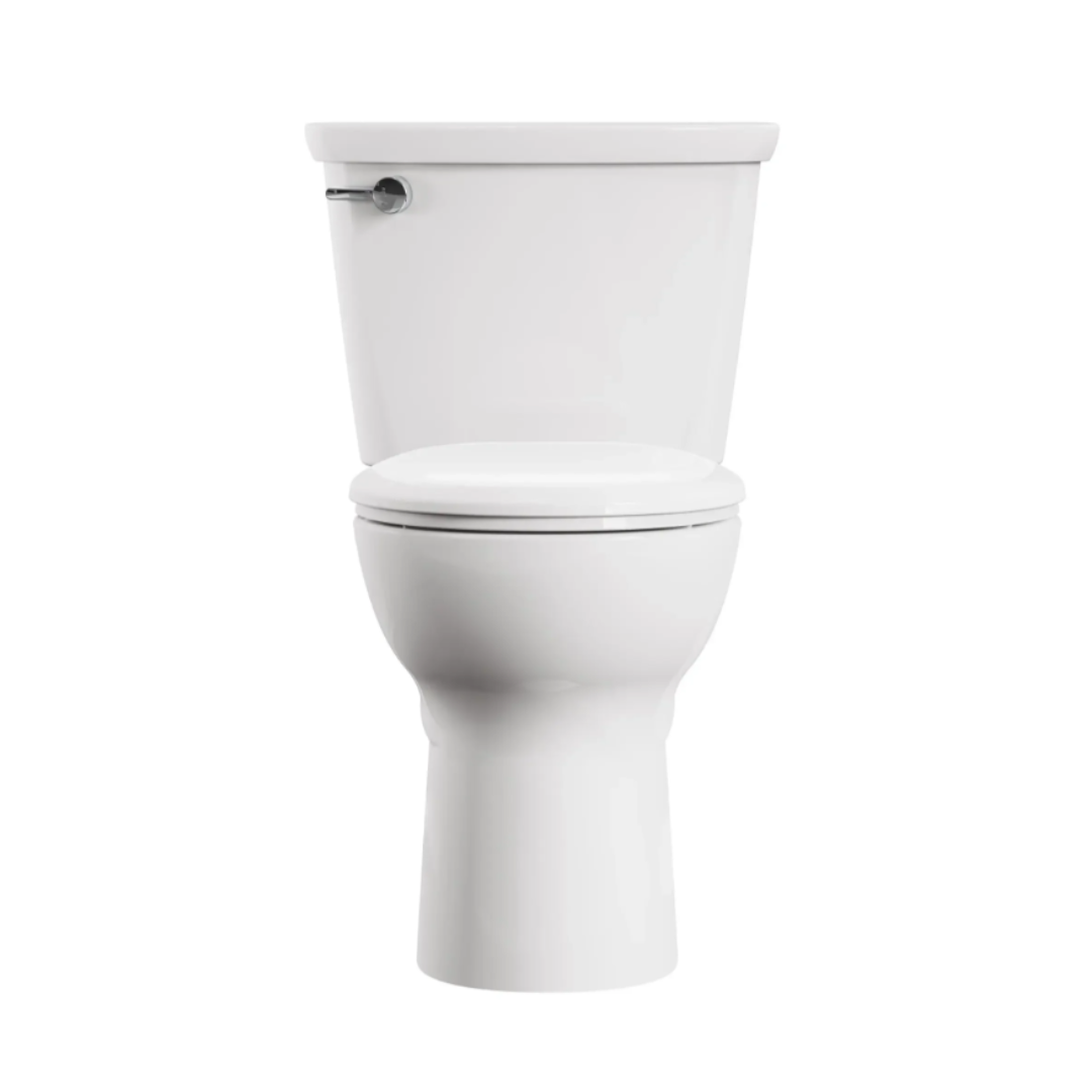American Stanard Cadet® PRO Two-Piece 1.6 gpf/6.0 Lpf Chair Height Round Front 10-Inch Rough Toilet Less Seat
