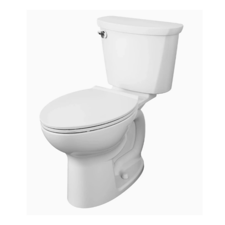 American Stanard Cadet® PRO Two-Piece 1.28 gpf/4.8 Lpf Compact Chair Height Elongated Toilet Less Seat