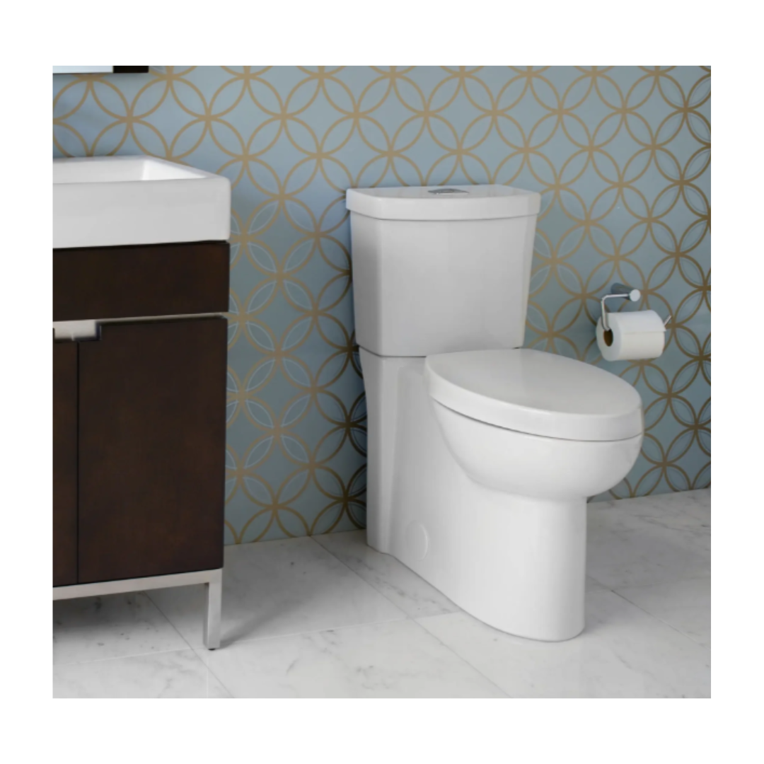 American Standard Studio® Skirted Two-Piece Dual Flush 1.6 gpf/6.0 Lpf and 1.1 gpf/4.2 Lpf Chair Height Elongated Toilet With Seat