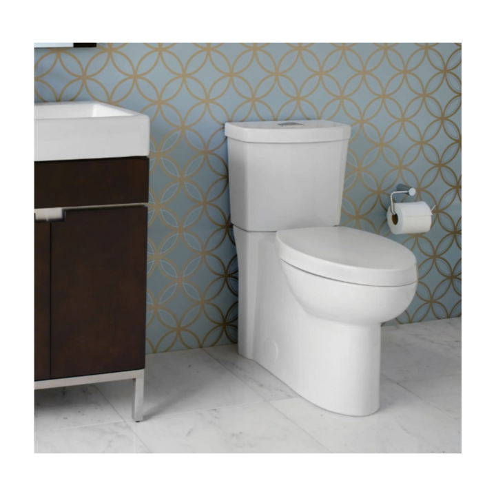American Standard Studio® Skirted Two-Piece Dual Flush 1.6 gpf/6.0 Lpf and 1.1 gpf/4.2 Lpf Chair Height Elongated Toilet With Seat