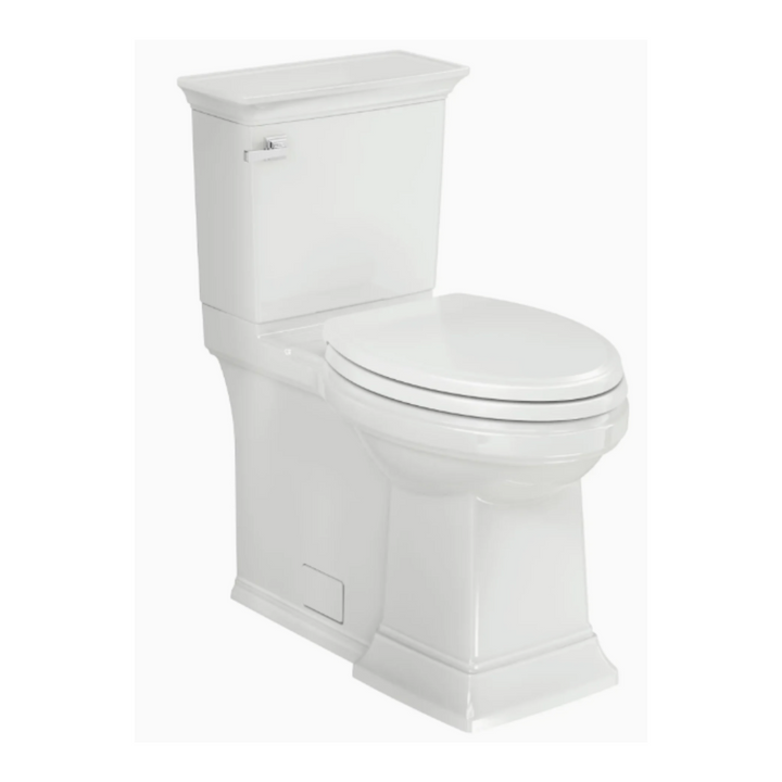 American Standard Town Square® S Skirted Two-Piece 1.28 gpf/4.8 Lpf Chair Height Elongated Toilet With Seat
