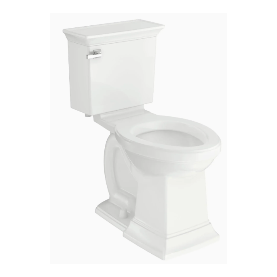 American Standard Town Square® S Two-Piece 1.28 gpf/4.8 Lpf Chair Height Elongated Toilet Less Seat