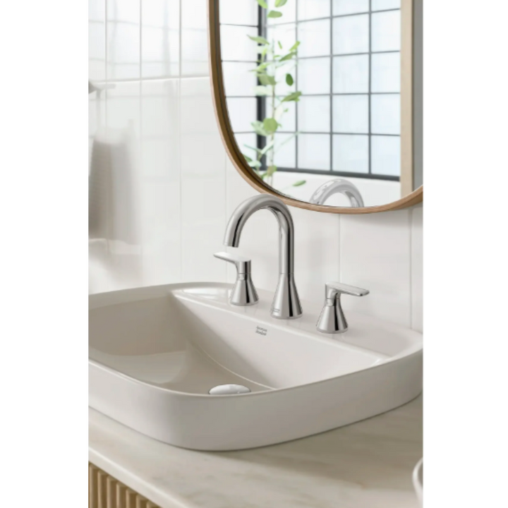American Standard Aspirations 8-Inch Widespread 2-Handle Bathroom Faucet 1.2 gpm/4.5 L/min With Lever Handles