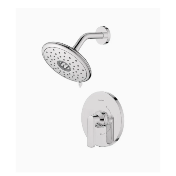 American Standard Aspirations 1.8 gpm/6.8L/min Shower Trim Kit With Water-Saving Showerhead and Double Ceramic Pressure Balance Cartridge With Lever Handle