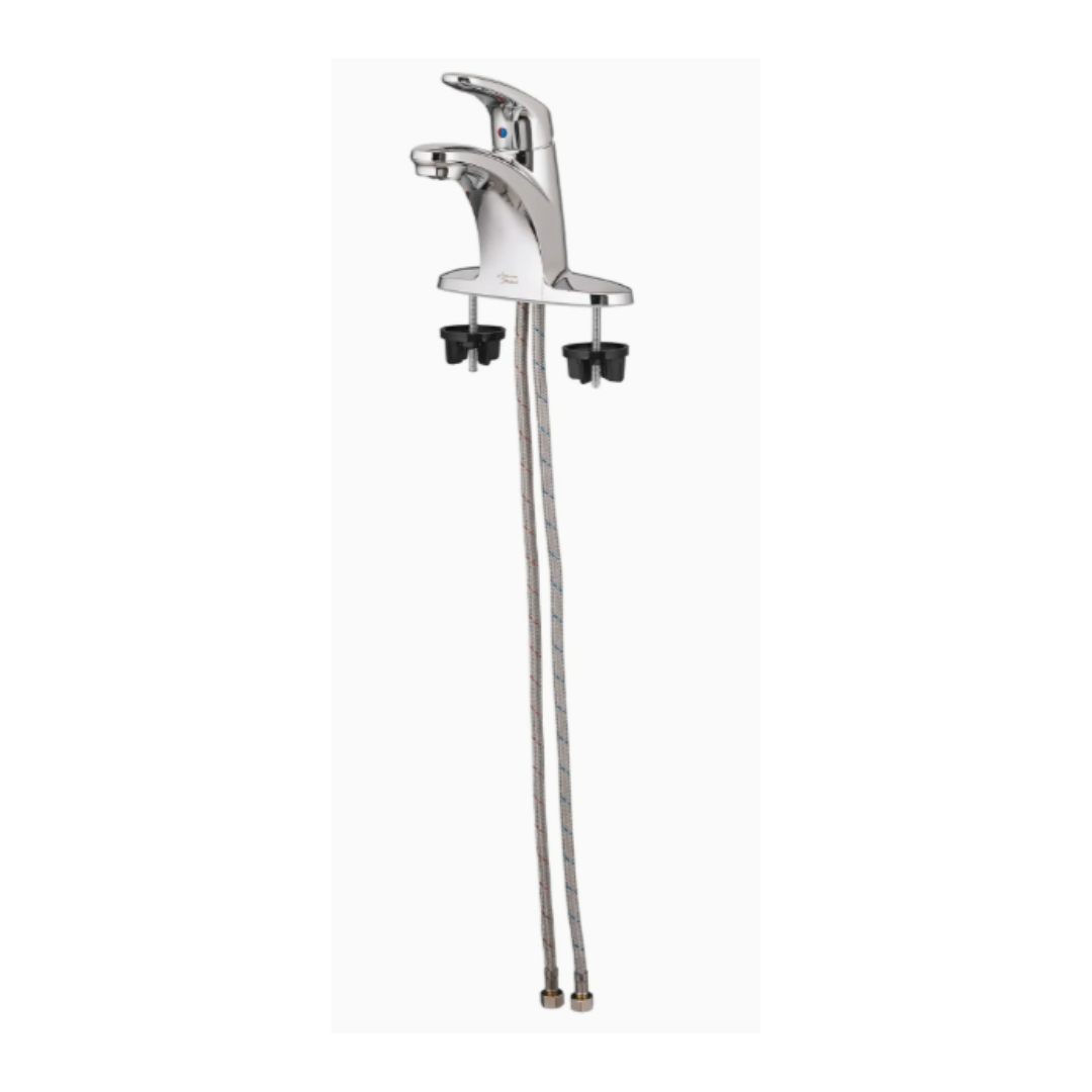 American Standard Colony® PRO 4-Inch Centerset Single-Handle Bathroom Faucet 1.2 gpm/4.5 Lpm Less Drain With Lever Handle
