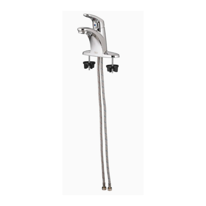American Standard Colony® PRO 4-Inch Centerset Single-Handle Bathroom Faucet 1.2 gpm/4.5 Lpm Less Drain With Lever Handle