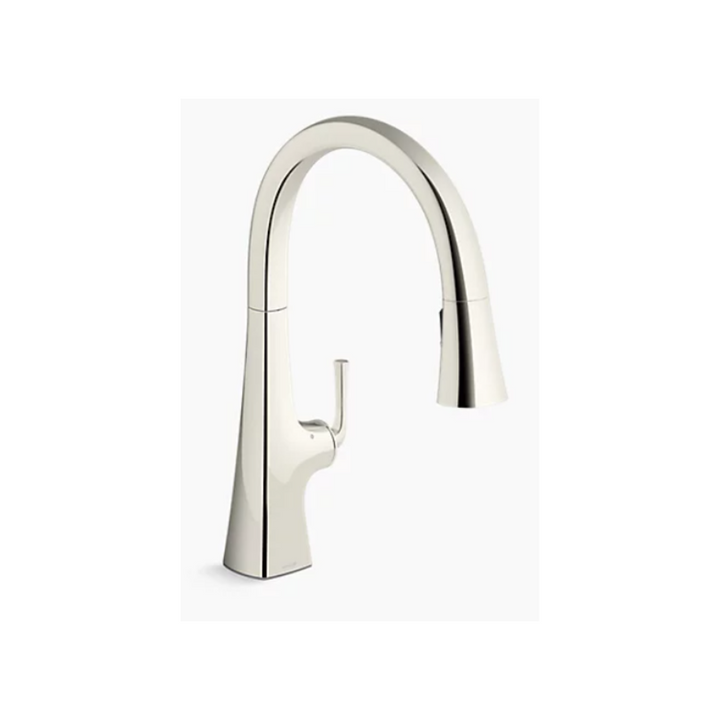 Kohler GRAZE Touchless pull-down kitchen sink faucet with three-function sprayhead K-22068