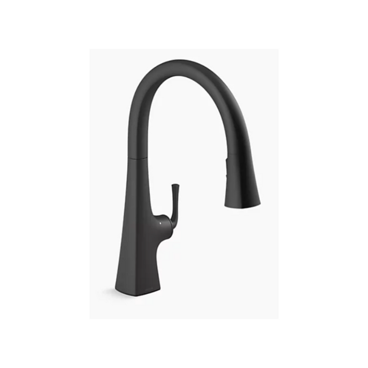 Kohler GRAZE Touchless pull-down kitchen sink faucet with three-function sprayhead K-22068