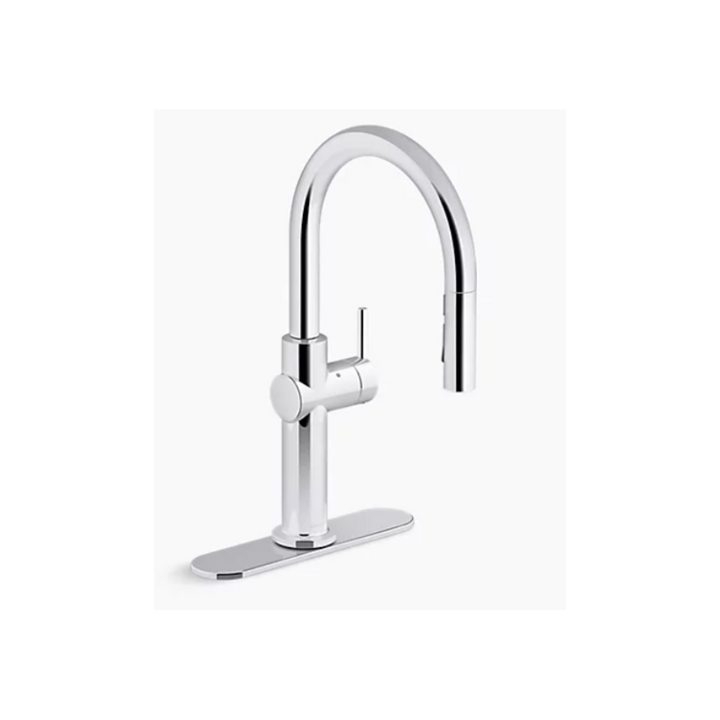 Kohler CRUE Touchless pull-down kitchen sink faucet with three-function sprayhead K-22974