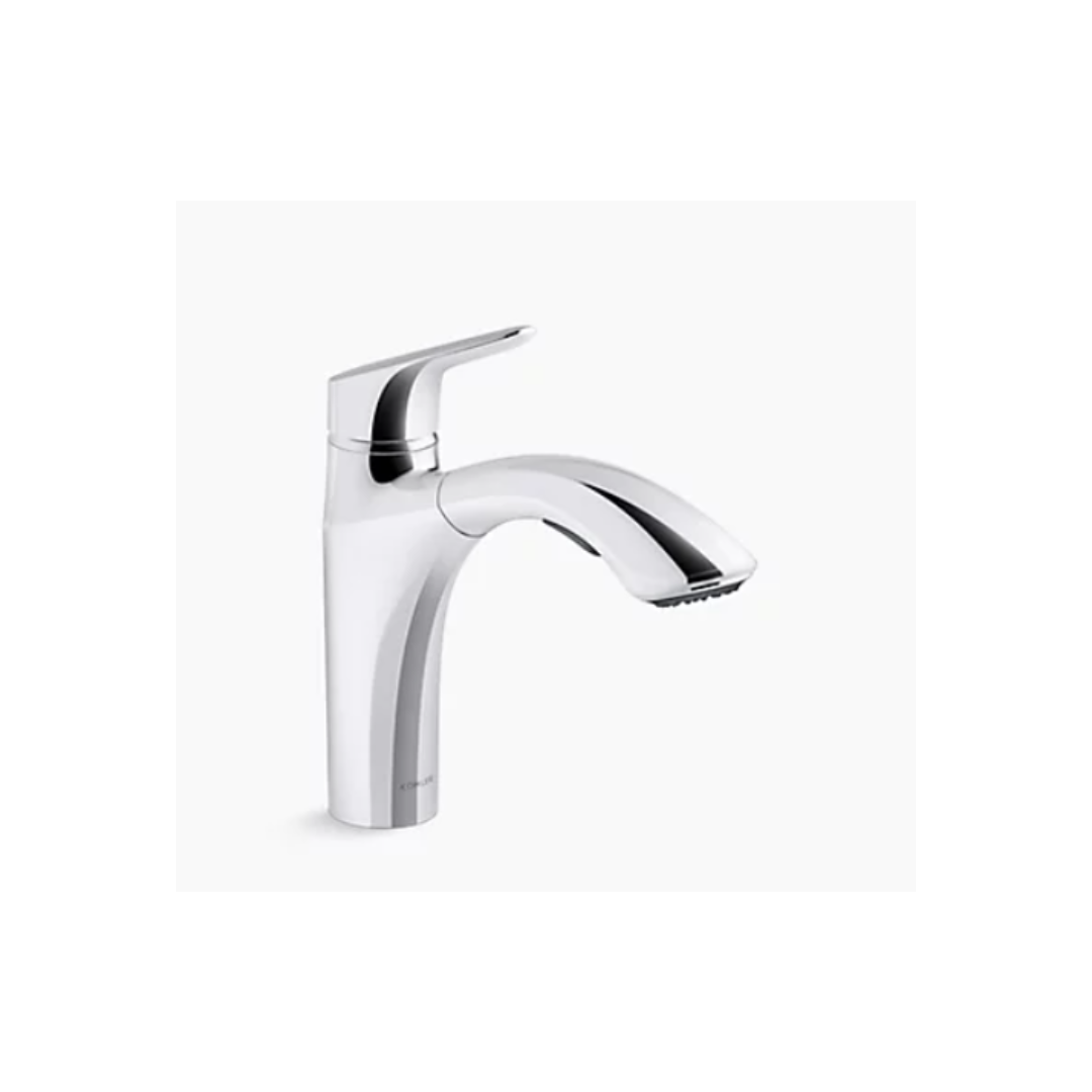 Kohler RIVAL Pull-out kitchen sink faucet with two-function sprayhead K-30468