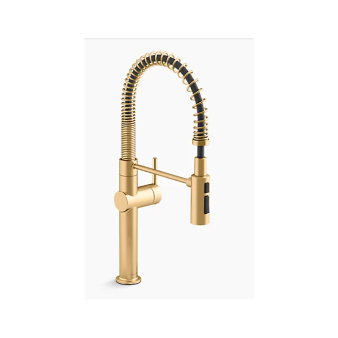 Kohler CRUE Semi-professional kitchen sink faucet with three-function sprayhead  K-22973