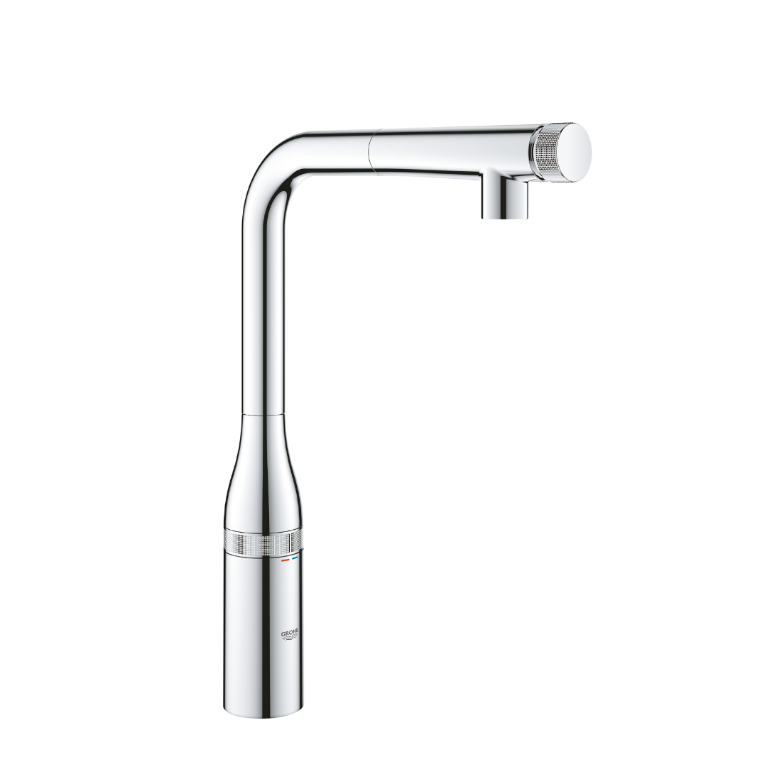 Grohe ESSENCE NEW Smartcontrol Pull-Out Single Spray Kitchen Faucet 6.6 L/Min (1.75 GPM)