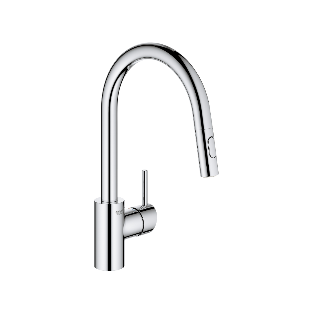 Grohe CONCETTO Single Handle Pull Down Kitchen Faucet Dual Spary 5.7 L/Min (1.5 GPM)