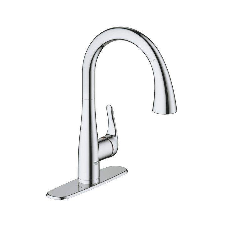 Grohe ELBERON Single Handle Pull Down Kitchen Faucet Dual Spray 6.6 L/Min (1.75 GPM)