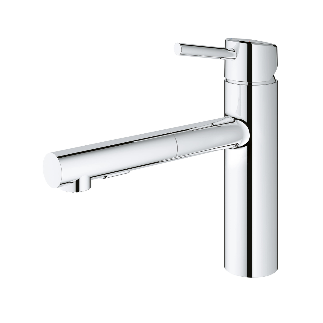 Grohe CONCETTO Single Handle Pull Out Kitchen Faucet Dual Spray 5.7 L/Min (1.5 GPM)