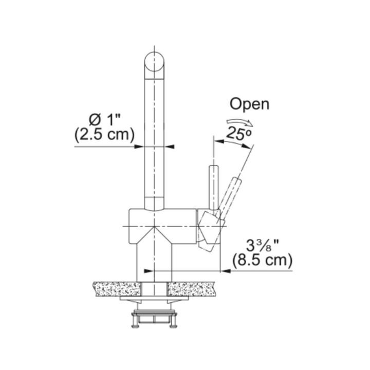 Franke Centinox Semi-Pro Faucet CEN-SP-304
