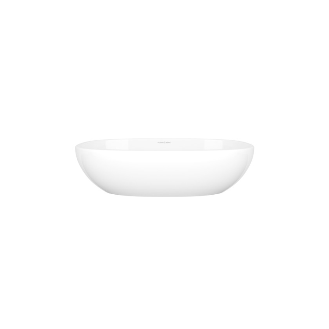 Victoria + Albert Barcelona 55 Oval 21-1/2 Inch Vessel Lavatory Sink In Volcanic Limestone™ With Internal Overflow