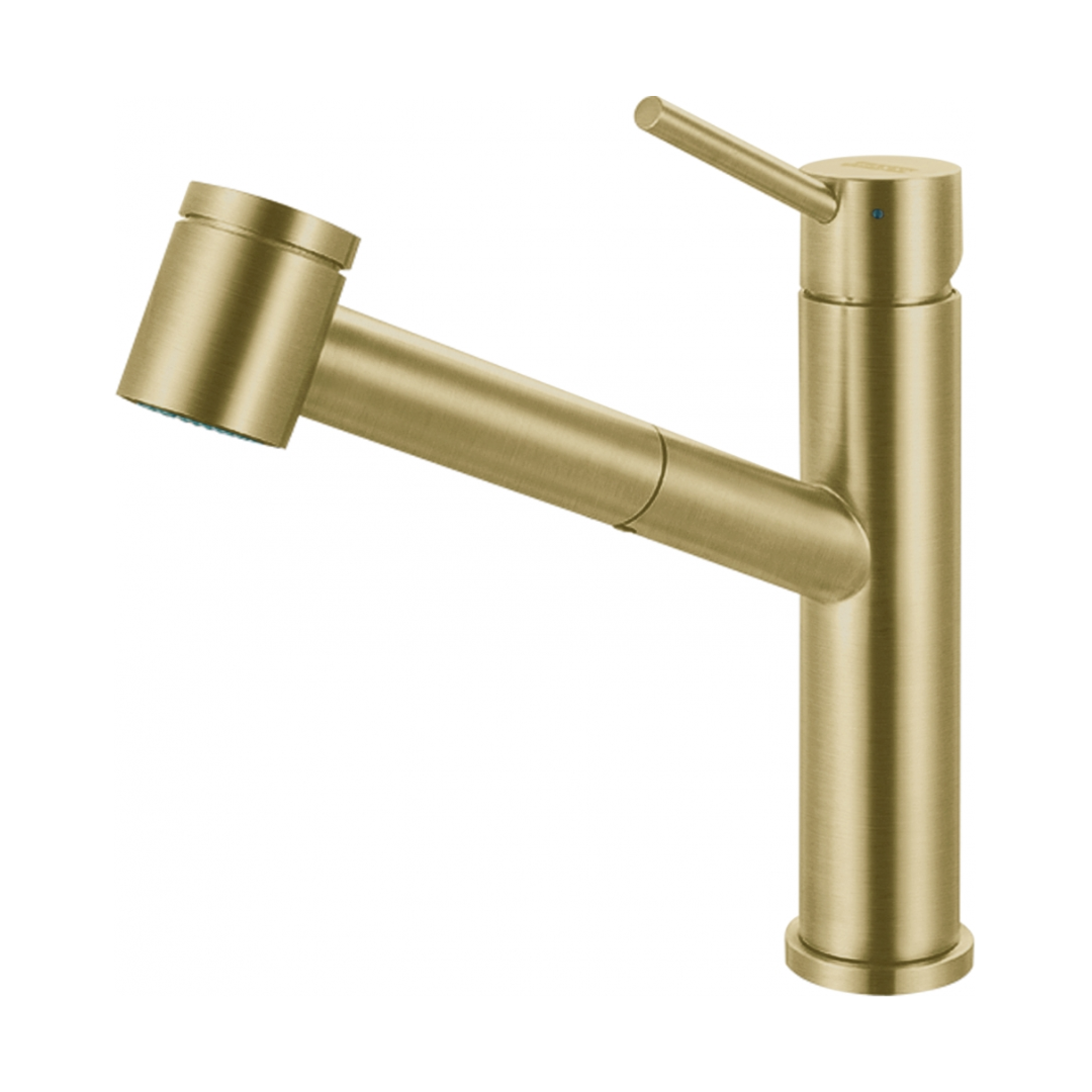 Franke Steel Pull-Out Faucet - STL-PR-GLD