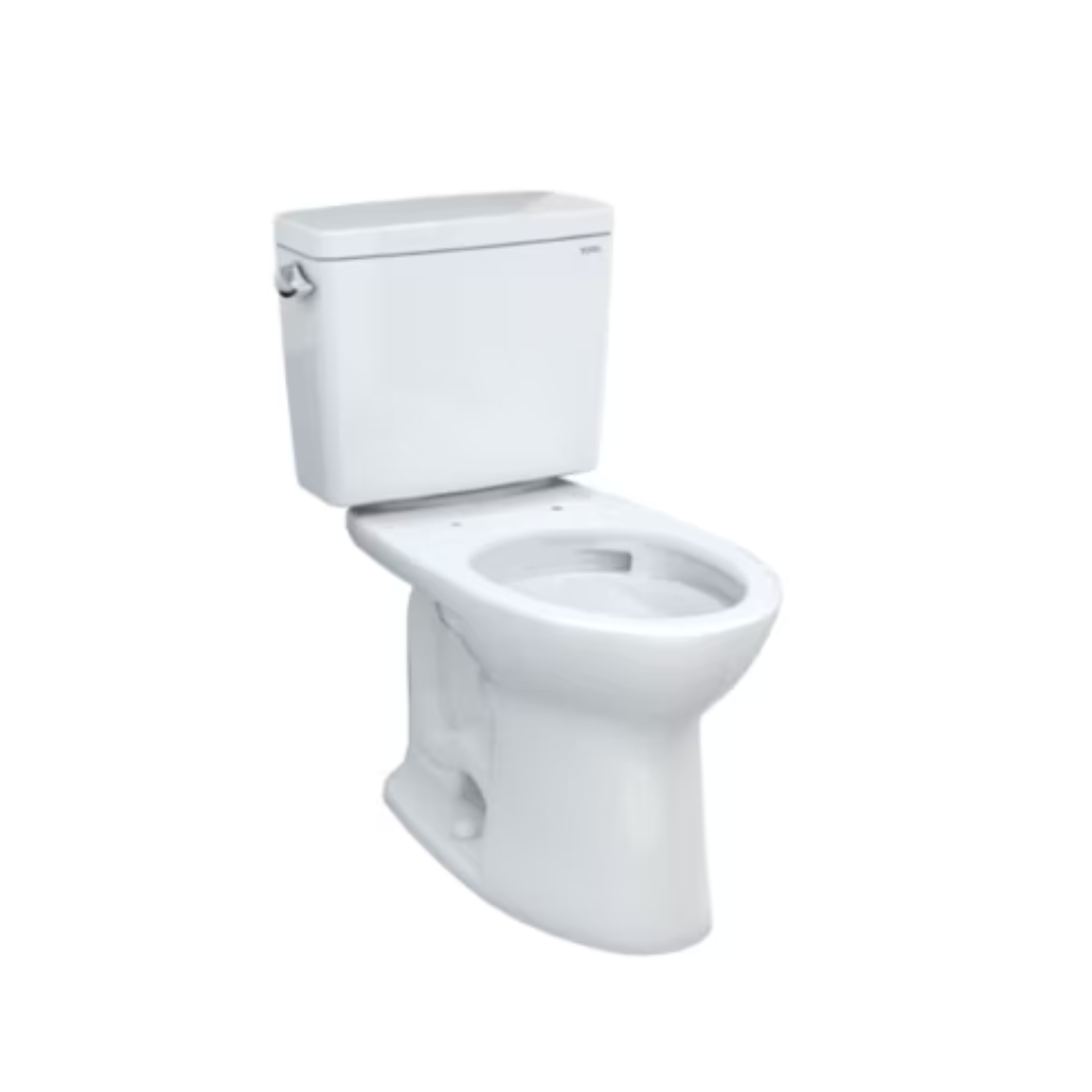 Toto DRAKE® TWO-PIECE TOILET, 1.28 GPF, ELONGATED BOWL - UNIVERSAL HEIGHT - 10" ROUGH-IN