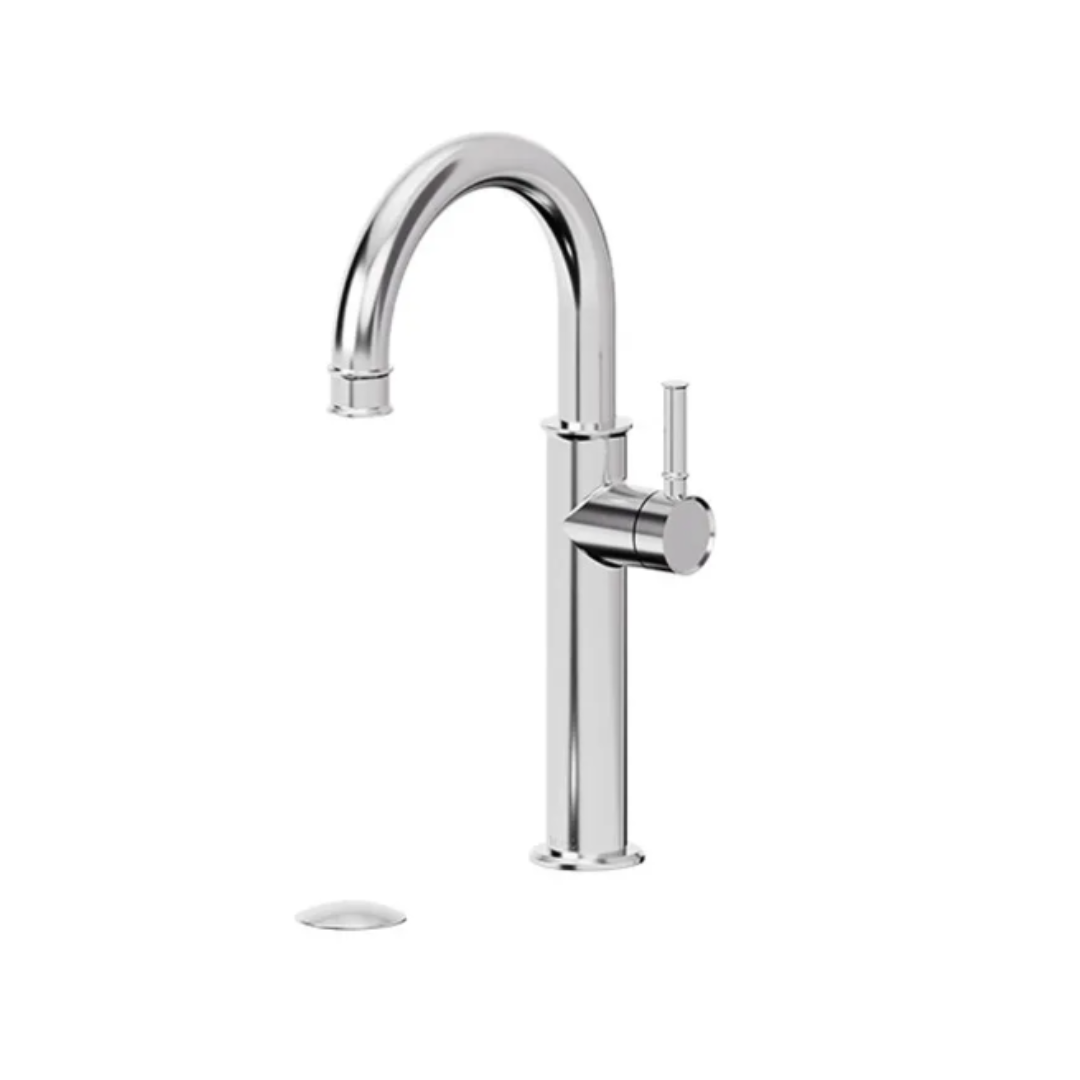 Tenzo ALYSS ALY12-P-XX Tall single hole lavatory faucet with drain