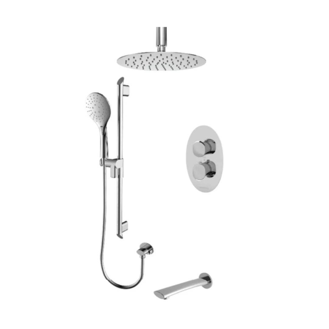 Tenzo  FLUVIA FLT33-511315-CR Shower kit, 3 functions