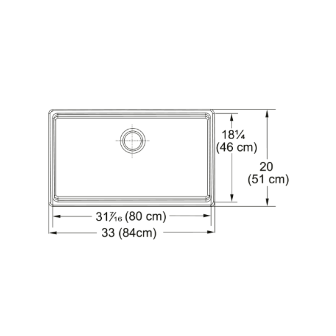 Franke Farm House Fireclay Sink FHK710-33WH