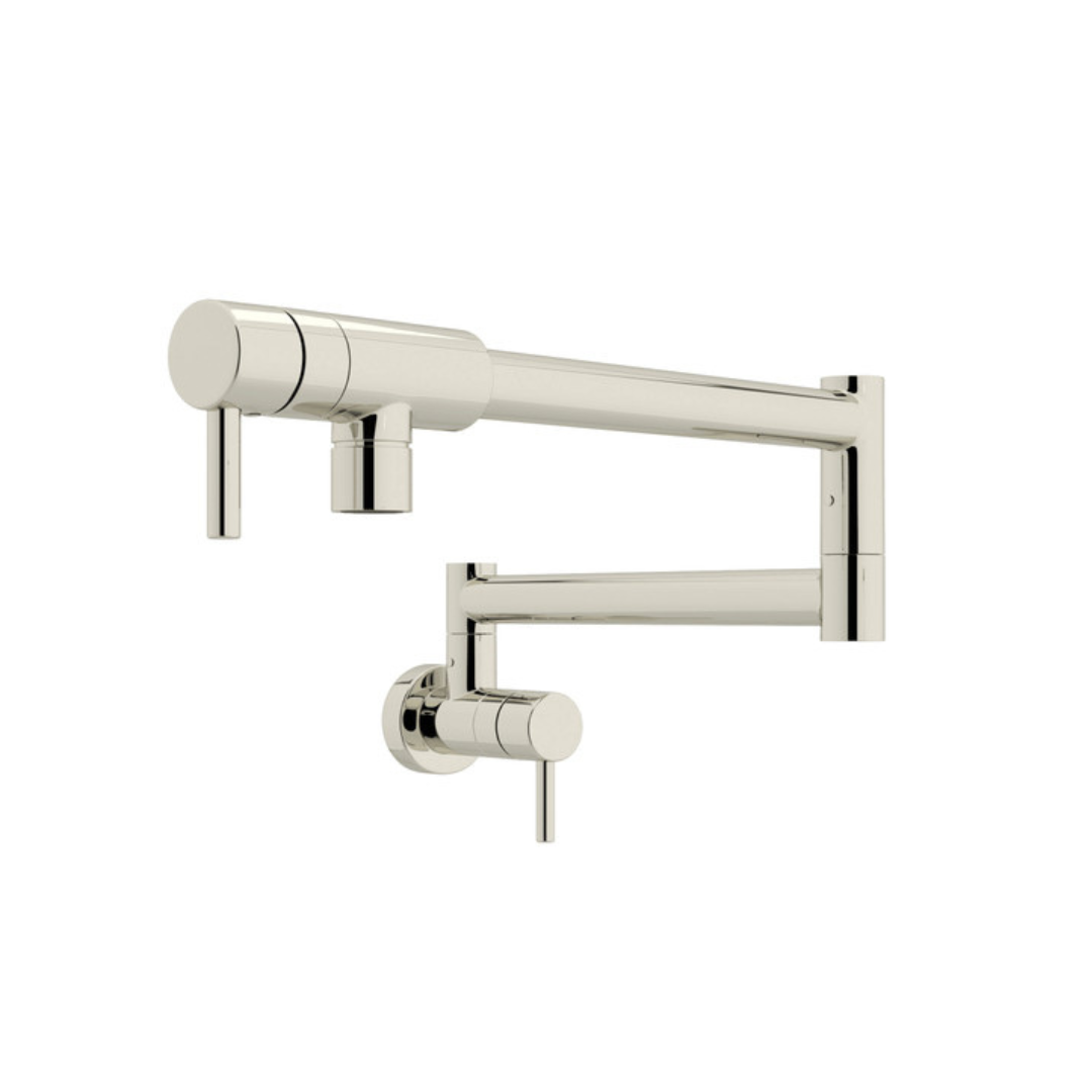 Rohl Modern Pot Filler - with Metal Lever Handle QL66L-2