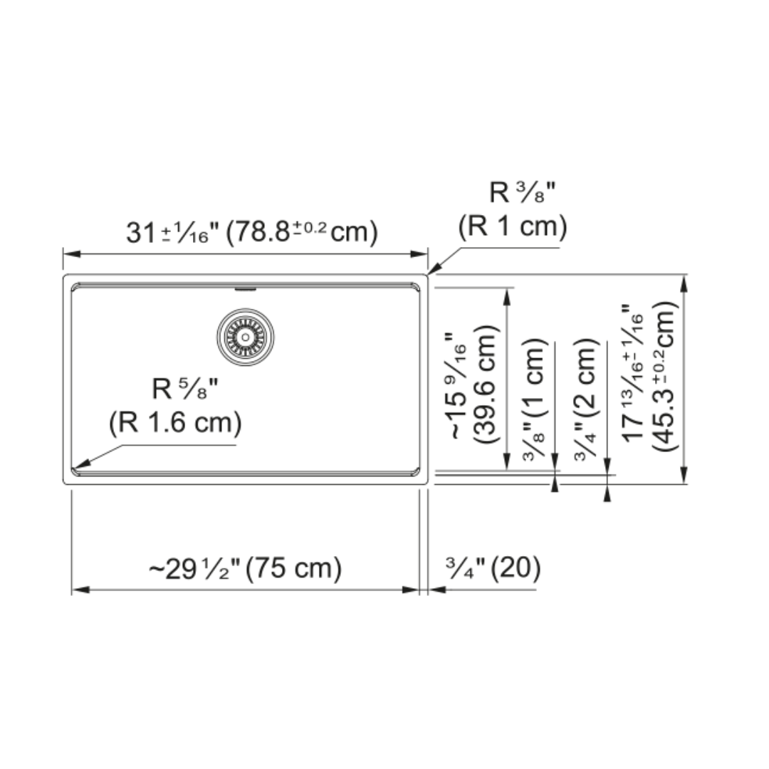 Franke Maris Undermount Sink - MAG11029-S