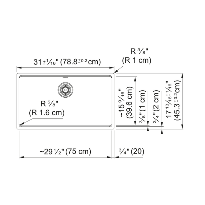 Franke Maris Undermount Sink - MAG11029-S