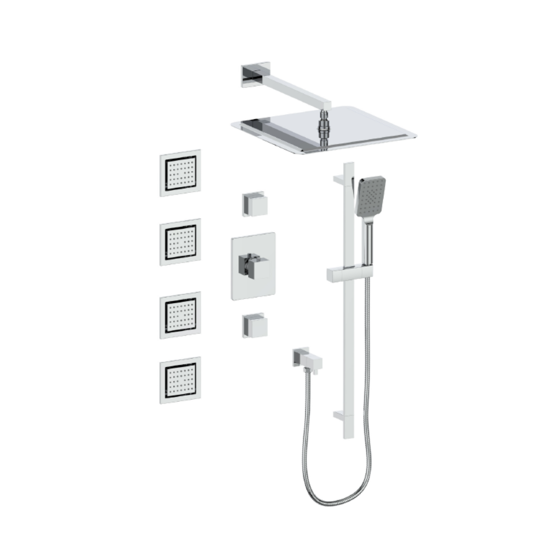 Vogt KAPFENBERG 3/4" THERMOSTATIC SHOWER SYSTEM SET.KG.142.930.CC