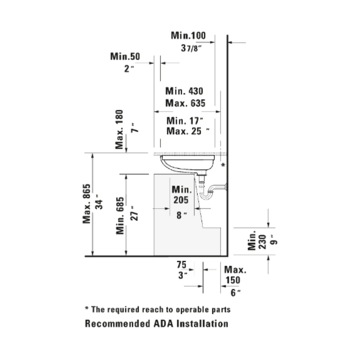 Duravit No. 1 Undermount Sink 0395550017