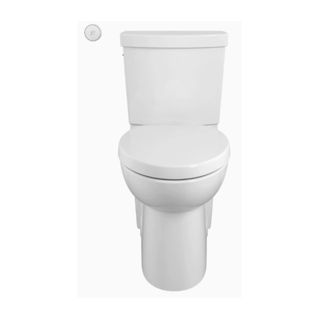 American Standard Studio Touchless Skirted Two-Piece 1.28 gpf/4.8 Lpf Chair Height Elongated Toilet with Seat