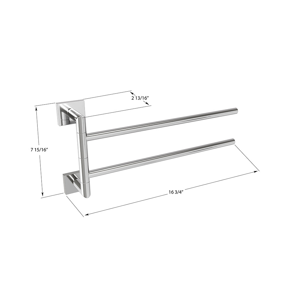 ICO Crater Swivelling Towel Bar