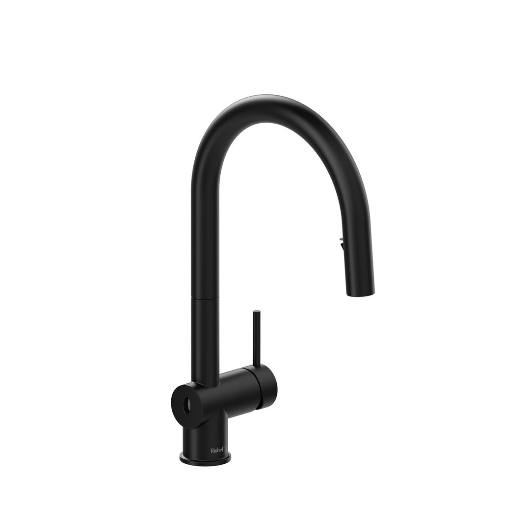 Riobel Azure Pull-Down Touchless Kitchen Faucet With C-Spout