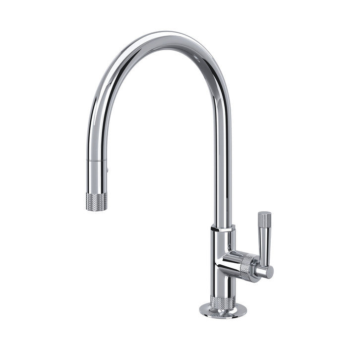 ROHL Graceline Pulldown Kitchen Faucet With Metal Lever Handle