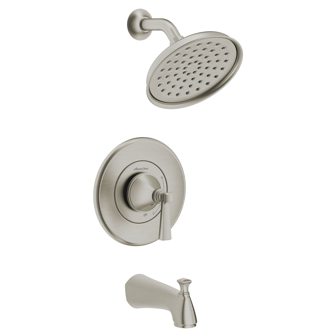American Standard Glenmere Tub and Shower Trim Kit With Water-Saving Showerhead, Double Ceramic Pressure Balance Cartridge With Lever Handl