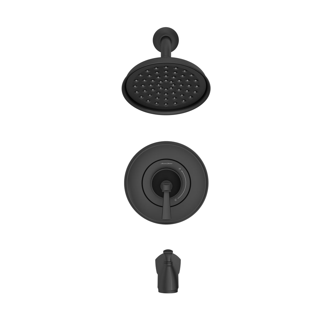 American Standard Glenmere Tub and Shower Trim Kit With Water-Saving Showerhead, Double Ceramic Pressure Balance Cartridge With Lever Handl