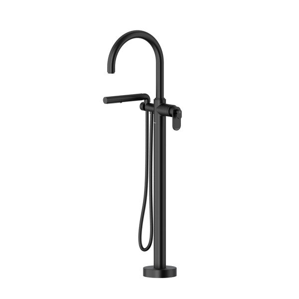 Riobel Arca™ Thermostatic Single Hole Floor Mount Tub Filler Trim