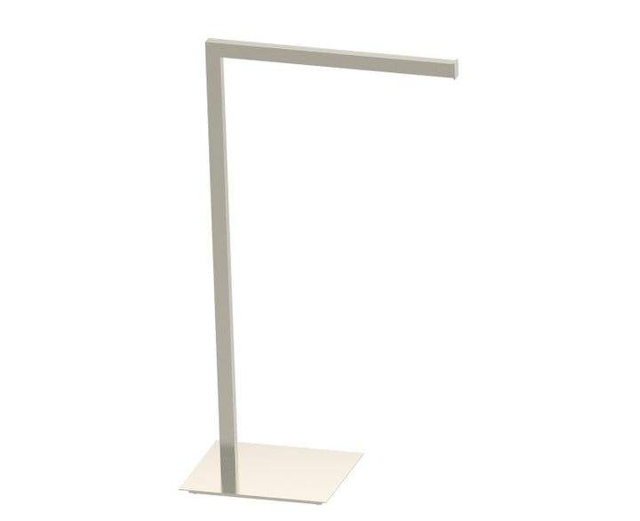 Kartners Free Standing Single Towel Rail - Square KFS-SQ-STR