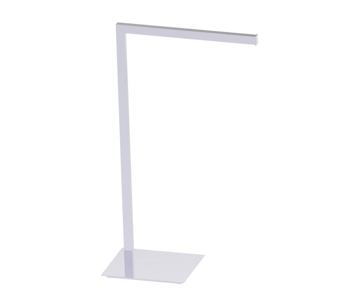 Kartners Free Standing Single Towel Rail - Square KFS-SQ-STR